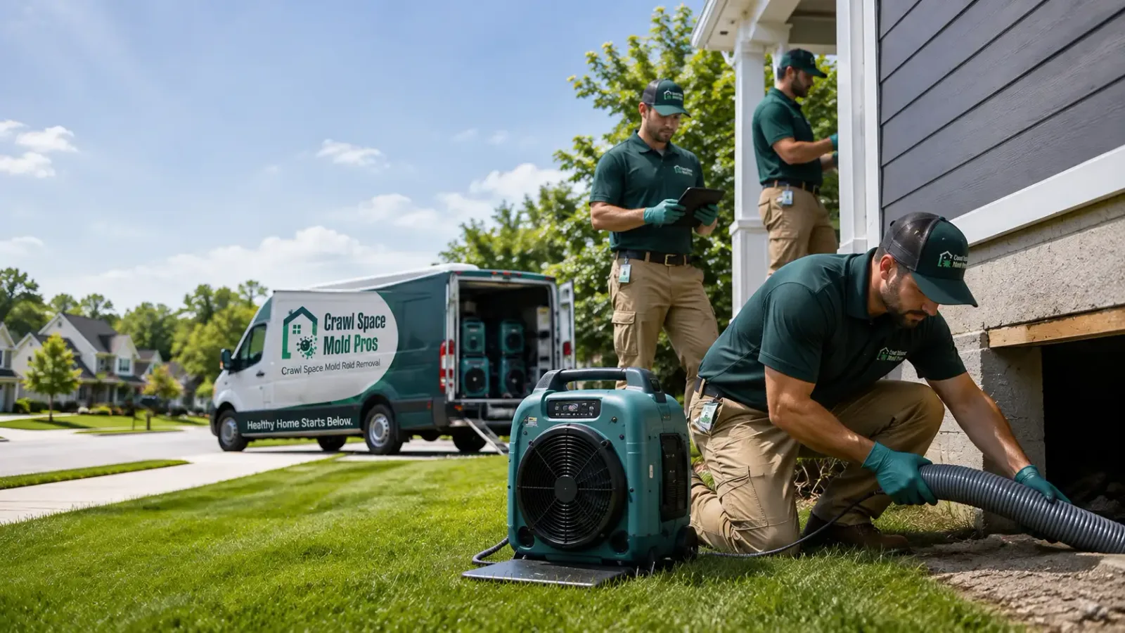Crawl Space Mold Removal in Zanesville, OH